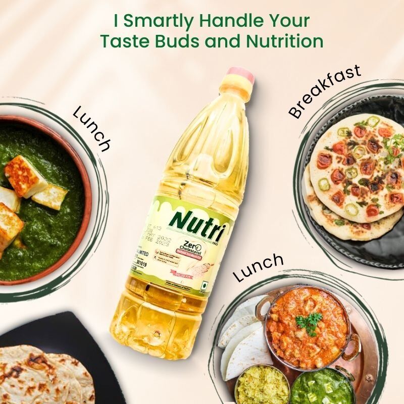 Good source of protein Nutri Zero Cholesterol Soyabean Oil