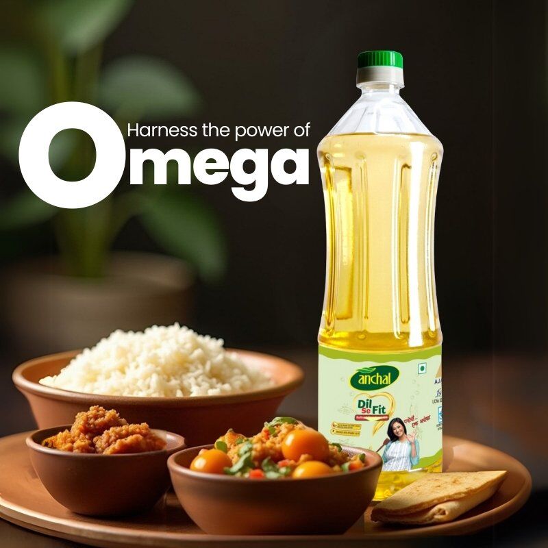 Anchal Sunflower oil is rich in omega-6 and is lightweight. Anchal Sunflower oil is rich in omega-6 and is lightweight.