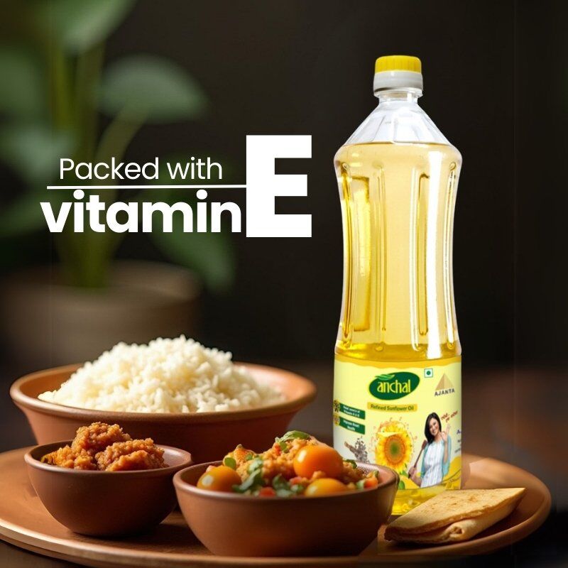 Anchal Sunflower oil is heart-friendly and rich in Vitamin E. Anchal Sunflower oil is heart-friendly and rich in Vitamin E.